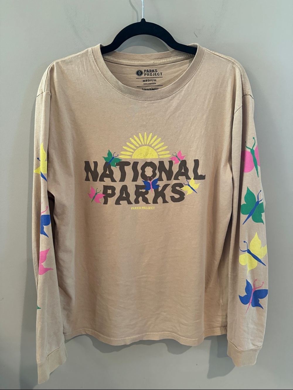 Parks project long sleeve national parks butterfly shirt